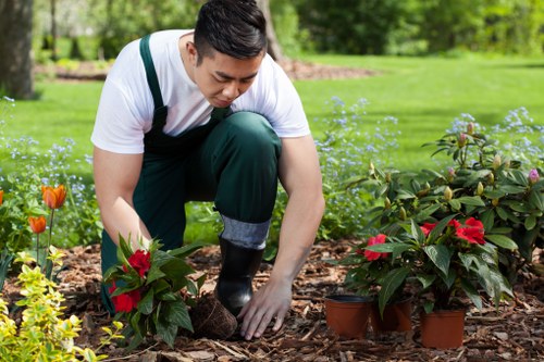 First aid kit and emergency response at a hedge maintenance site